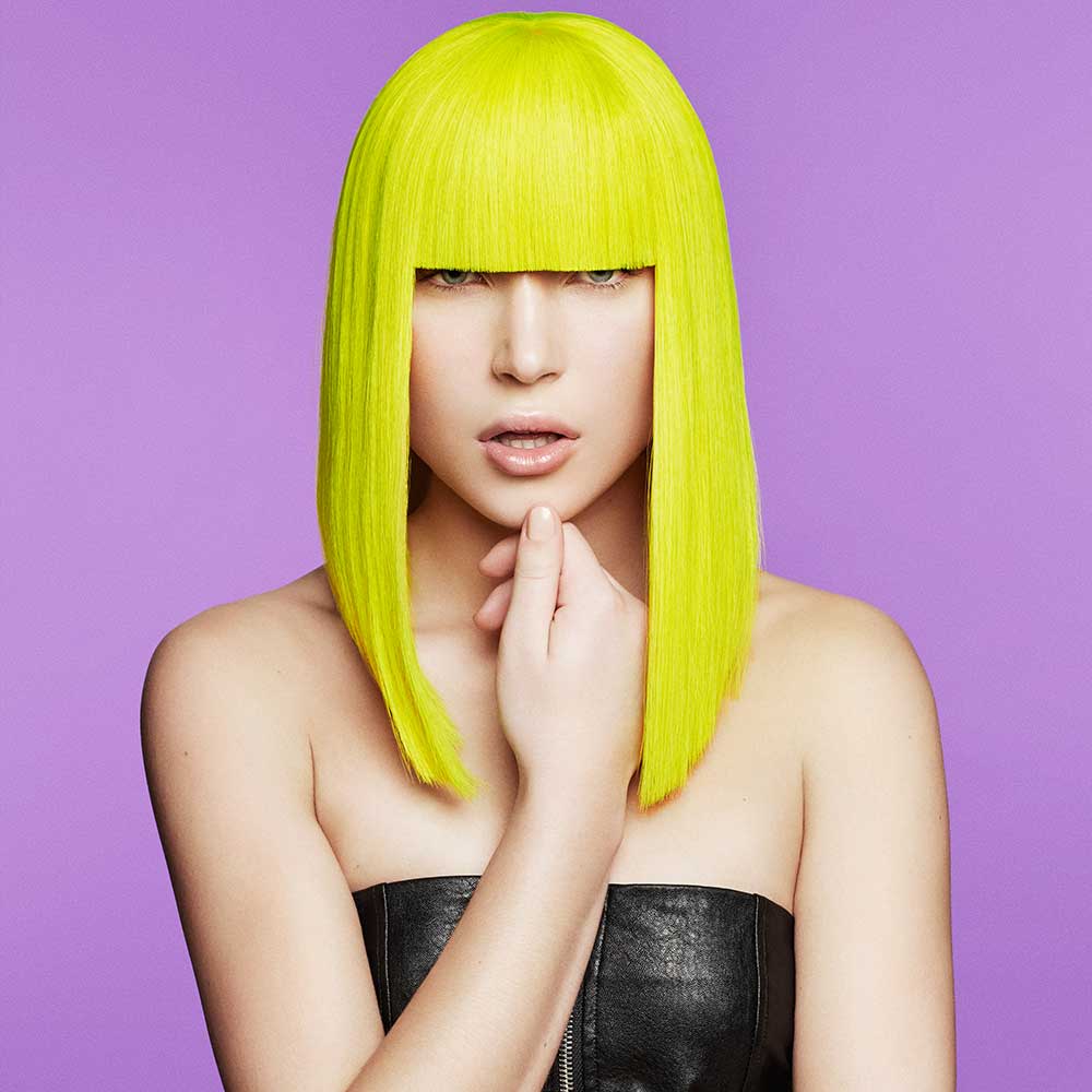 Crazy Color - Caution UV Semi permanente haarverf - Geel